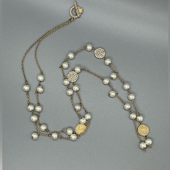 Midnight Cruise Glass Pearl Necklace - Picture 2 of 4